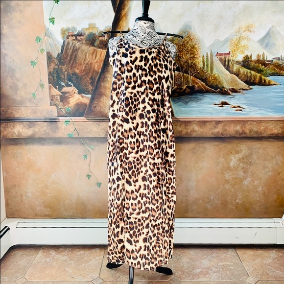 ✨🐆✨Leopard Midi Slip Dress✨🐆S M L - Picture 6 of 8